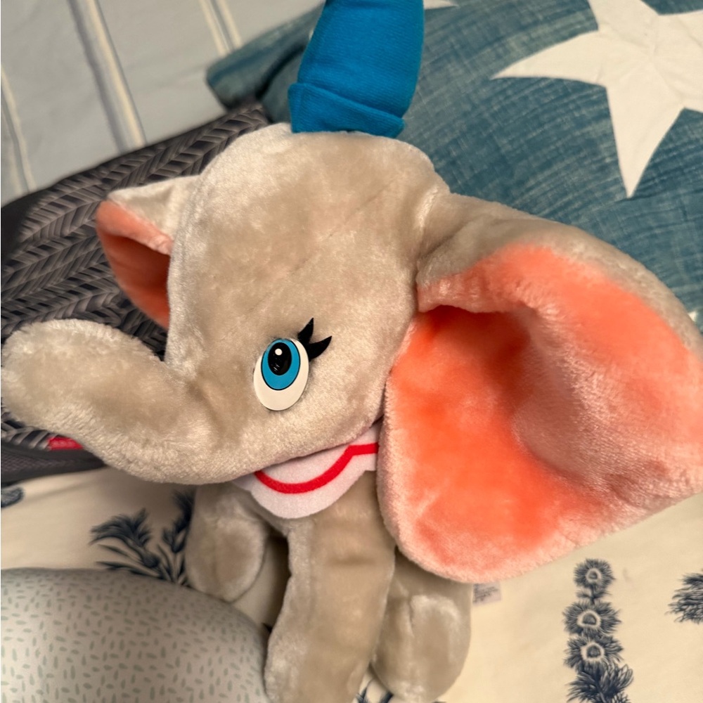 Plush Disney Dumbo Elephant Toy 14”